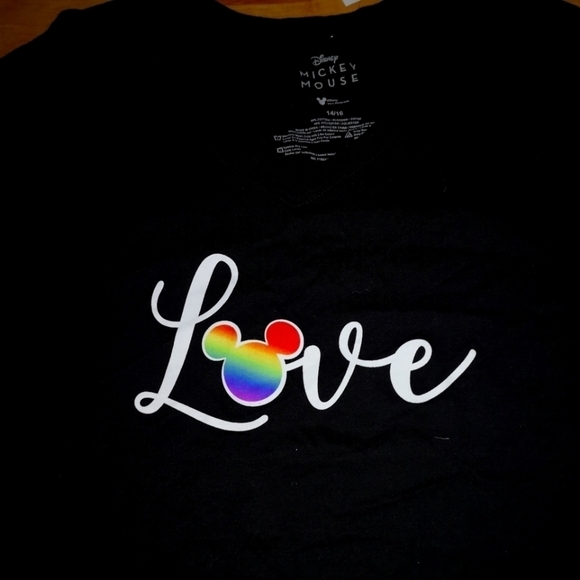 Disney Lane Bryant Mickey mouse love t shirt plus size 1x - Picture 4 of 7